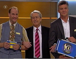 Die Glücklichen Sieger mit Frank Elstner (QSWR/ARD) Die Glücklichen Sieger mit Frank Elstner (QSWR/ARD)