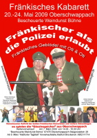 Das Plakat zum Kabarett